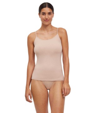 Dámské Bras & Tops Falke Top Round-neck Daily Climate Control Hnědé | 6239IZOTG