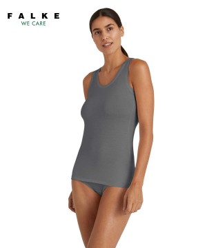 Dámské Bras & Tops Falke Top Round-neck Daily ClimaWool Šedé | 8740HRQDF