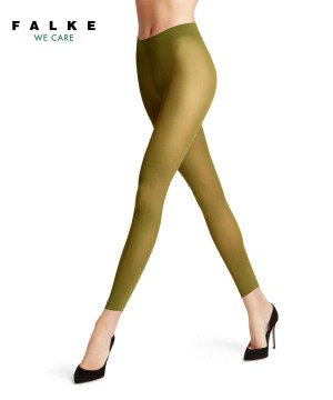 Dámské Legíny Falke Pure Matt 50 DEN Leggings Zelene | 6124EBJIR