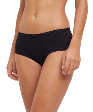 Dámské Panties & Slips Falke 2-Pack Hipster Daily Comfort Černé | 6039KENRI