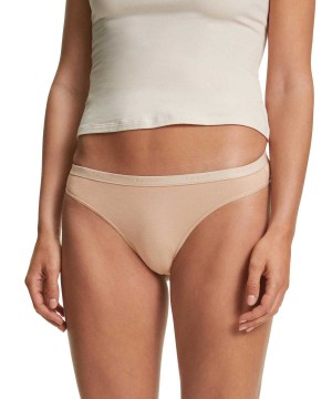 Dámské Panties & Slips Falke 2-Pack Thong Daily Comfort Hnědé | 0348FKQYE