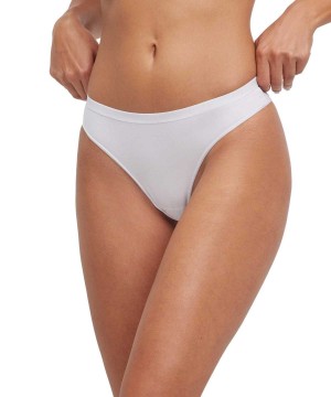 Dámské Panties & Slips Falke 2-Pack Thong Daily Comfort Bílé | 4980SZQHP