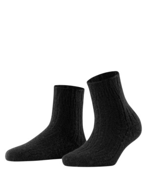 Dámské Ponožky Falke Bedsock Rib House socks Černé | 8536MUVBO