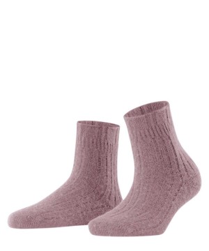 Dámské Ponožky Falke Bedsock Rib House socks Červené | 7906NJZXI