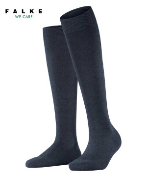 Dámské Ponožky Falke ClimaWool Knee-high Socks Blankyt | 8207HMXLS