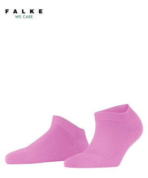 Dámské Ponožky Falke ClimaWool Sneaker socks Červené | 0271KIDHJ