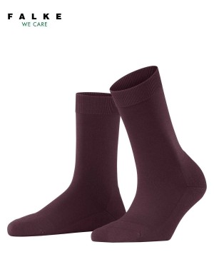 Dámské Ponožky Falke ClimaWool Socks Červené | 4638SGLUH