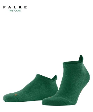 Dámské Ponožky Falke Cool Kick Sneaker socks Zelene | 4076LQKVJ