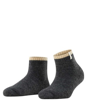 Dámské Ponožky Falke Cosy Plush Short sock Šedé | 1406BDWXV