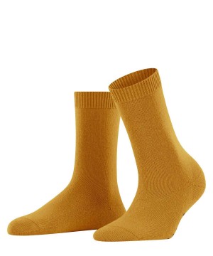 Dámské Ponožky Falke Cosy Wool Socks Žluté | 4569HONIS