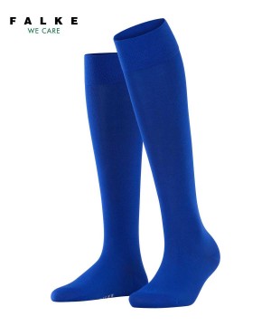 Dámské Ponožky Falke Cotton Touch Knee-high Socks Blankyt | 3284UXFHN