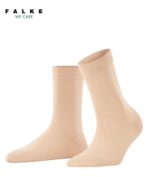 Dámské Ponožky Falke Cotton Touch Socks Béžový | 0487BIHLS