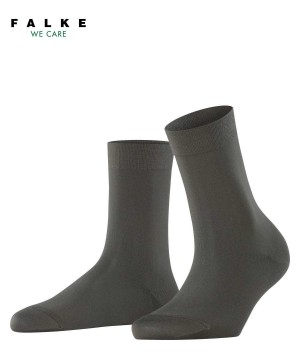 Dámské Ponožky Falke Cotton Touch Socks Zelene | 6283IFBPA