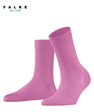 Dámské Ponožky Falke Cotton Touch Socks Červené | 7043QBTXG