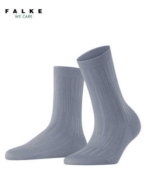 Dámské Ponožky Falke Dash Rib Socks Šedé | 9857XQNGI