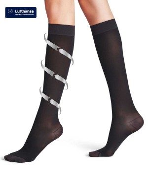 Dámské Ponožky Falke Energize 50 DEN Knee-high Socks Černé | 0593VGDPU