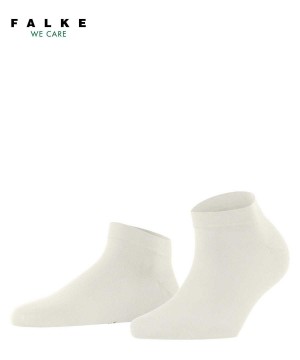 Dámské Ponožky Falke Fine Softness 50 DEN Sneaker socks Bílé | 8329KHQVB