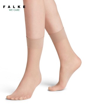 Dámské Ponožky Falke Pure Matt 20 DEN Ankle socks Béžový | 3157HUDPM