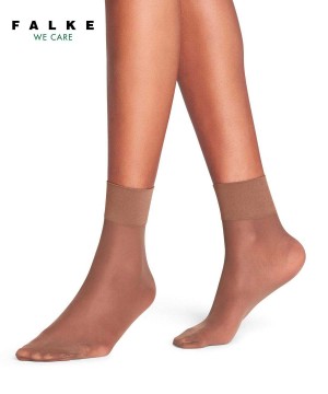 Dámské Ponožky Falke Pure Matt 20 DEN Ankle socks Hnědé | 2685KHOBS