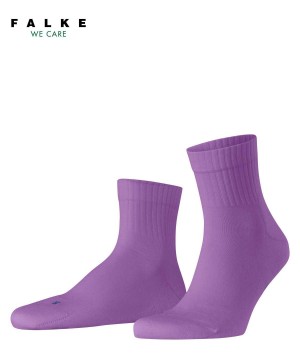 Dámské Ponožky Falke Run Rib Short sock Fialové | 7896JAMRC