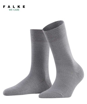 Dámské Ponožky Falke Sensitive Berlin Socks Šedé | 3975RAONW