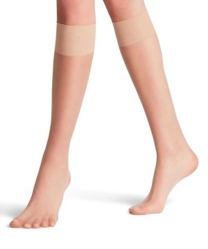 Dámské Ponožky Falke Shelina 12 DEN Knee-high Socks Béžový | 0835VRKHF