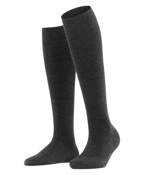 Dámské Ponožky Falke Softmerino Knee-high Socks Šedé | 7382PCRTG