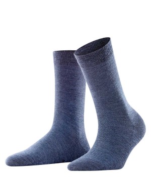 Dámské Ponožky Falke Softmerino Socks Blankyt | 4591PUVFI