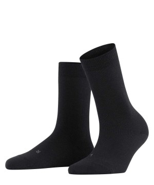 Dámské Ponožky Falke Stabilizing Wool Everyday Socks Černé | 2570KJEUD