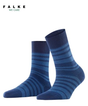 Dámské Ponožky Falke Sunset Stripe Socks Blankyt | 6753WXYJM