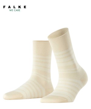 Dámské Ponožky Falke Sunset Stripe Socks Béžový | 4123ISCPE