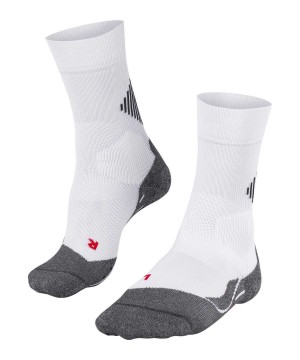 Dámské Sports Socks Falke 4GRIP Stabilizing Socks Bílé | 9306TDXEH