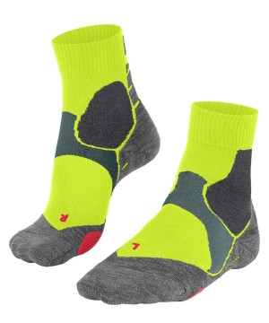 Dámské Sports Socks Falke BC3 Comfort Biking Short sock Zelene | 6179BFXPG