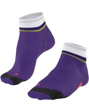 Dámské Sports Socks Falke BC Impulse Short Biking Short sock Fialové | 5312XPTCK