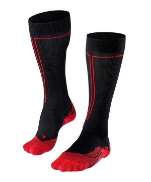 Dámské Sports Socks Falke Energizing Knee-high Socks Health Černé | 3745CEOIX