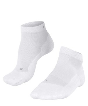 Dámské Sports Socks Falke GO2 Short Golf Short sock Bílé | 3742WDAGM