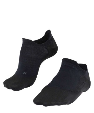 Dámské Sports Socks Falke GO5 Invisible Golf Invisibles Černé | 6945PRSTM