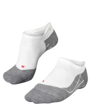 Dámské Sports Socks Falke RU4 Endurance Invisible Running Invisibles Bílé | 7051BNJKU