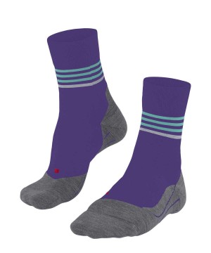 Dámské Sports Socks Falke RU4 Endurance Reflect Running Socks Fialové | 2547CGEOB