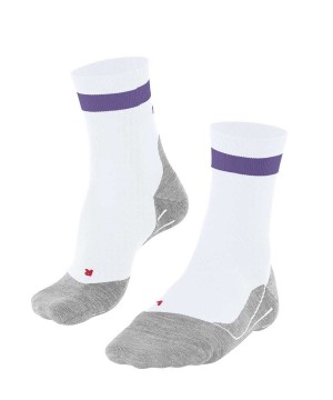 Dámské Sports Socks Falke RU4 Endurance Running Socks Bílé | 5178GDQZW