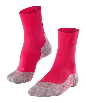 Dámské Sports Socks Falke RU4 Endurance Running Socks Červené | 0251OLTJH