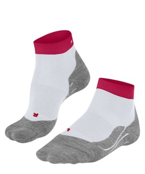 Dámské Sports Socks Falke RU4 Endurance Short Running Short sock Bílé | 8026ADNOB