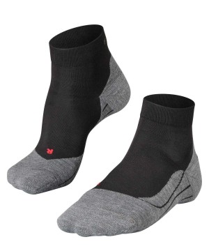 Dámské Sports Socks Falke RU4 Endurance Short Running Short sock Černé | 6387NUREG