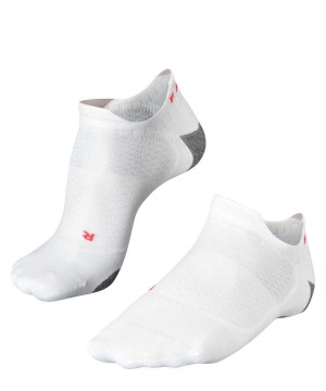 Dámské Sports Socks Falke RU5 Race Invisible Running Invisibles Bílé | 9236YTXSB