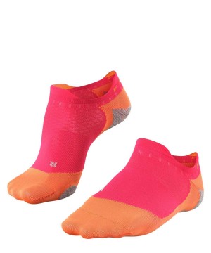 Dámské Sports Socks Falke RU5 Race Invisible Running Invisibles Červené | 2651WBXJO