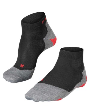 Dámské Sports Socks Falke RU5 Race Short Running Short sock Černé | 5301MTNDS