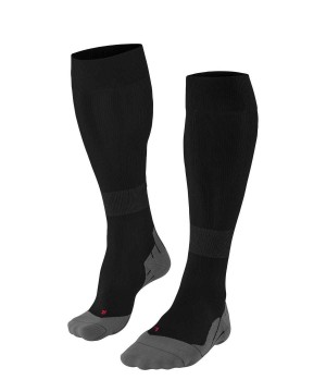 Dámské Sports Socks Falke RU Compression Energy Running Knee-high Socks Černé | 3804NSCYT