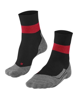 Dámské Sports Socks Falke RU Compression Stabilizing Running Socks Černé | 0284VPUYR