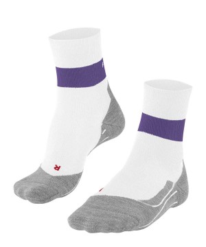 Dámské Sports Socks Falke RU Compression Stabilizing Running Socks Bílé | 3278ERBGP