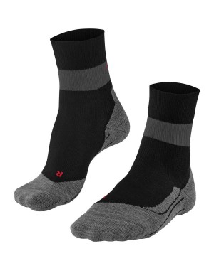 Dámské Sports Socks Falke RU Compression Stabilizing Running Socks Černé | 4839KPDXL